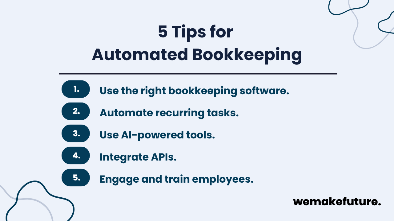 5 tips for automated bookkeeping