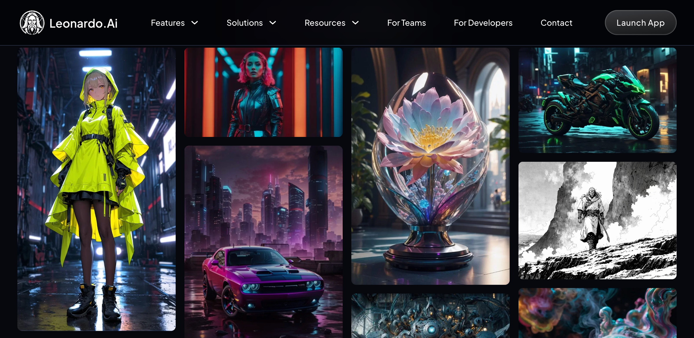 Overview of the Leonardo.ai gallery
