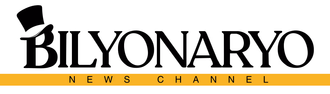 Black background with an orange horizontal bar containing spaced text NEWS CHANNEL in black.