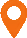 Orange map pin icon with rounded top and hollow circle center.