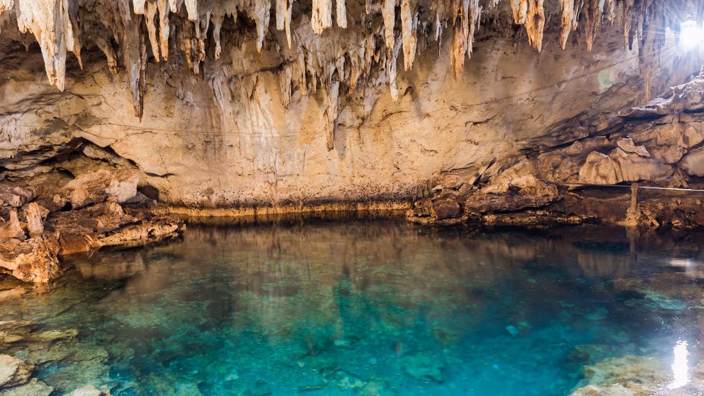 Hinagdanan Cave’s Natural Pool
