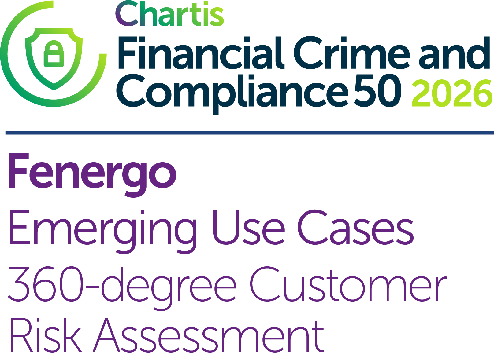 Fenergo Recognised for Emerging Use Cases in 360-Degree Customer Risk Assessment in the Chartis Financial Crime & Compliance 50 2026