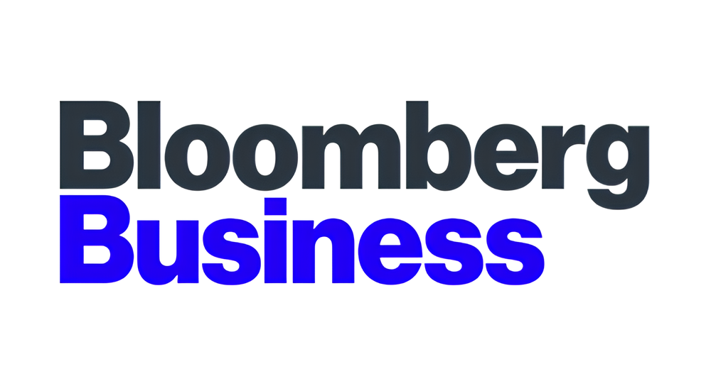 "Bloomberg Business" text logo with 'Bloomberg' in dark gray and 'Business' in bold blue on a white background.