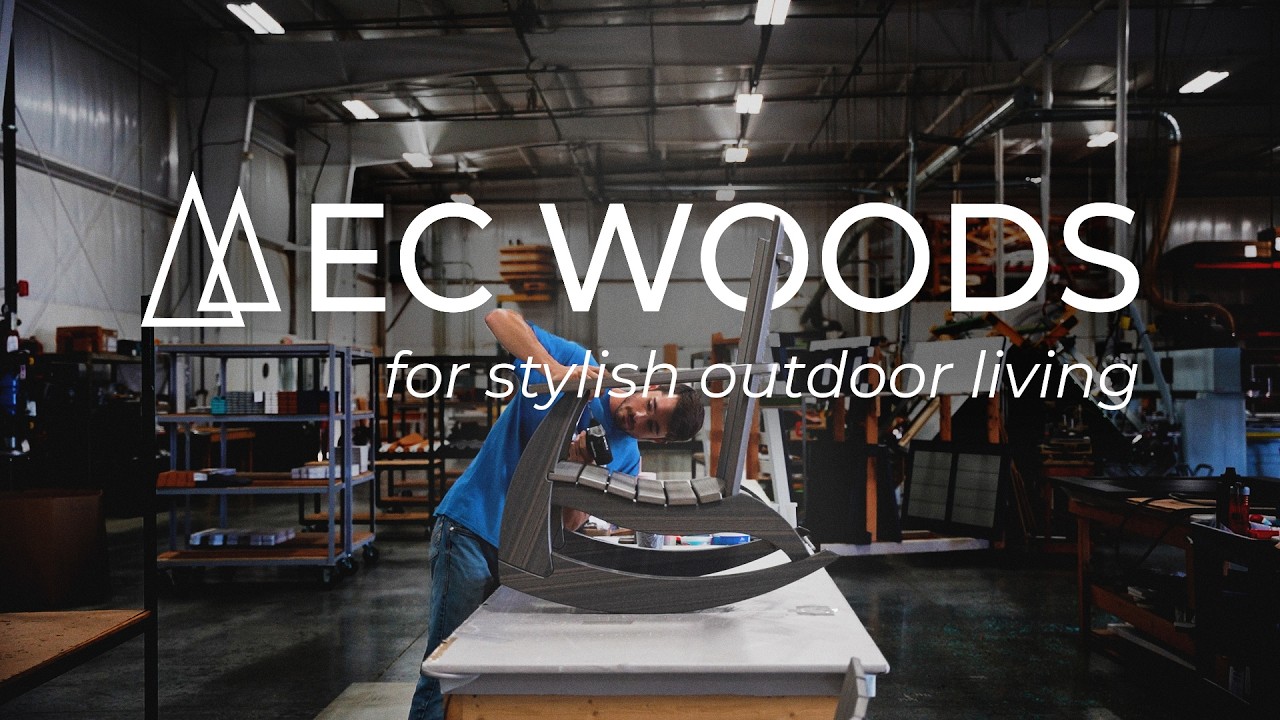 EC Woods premium recycled plastic outdoor furniture brand video by Iter Creative