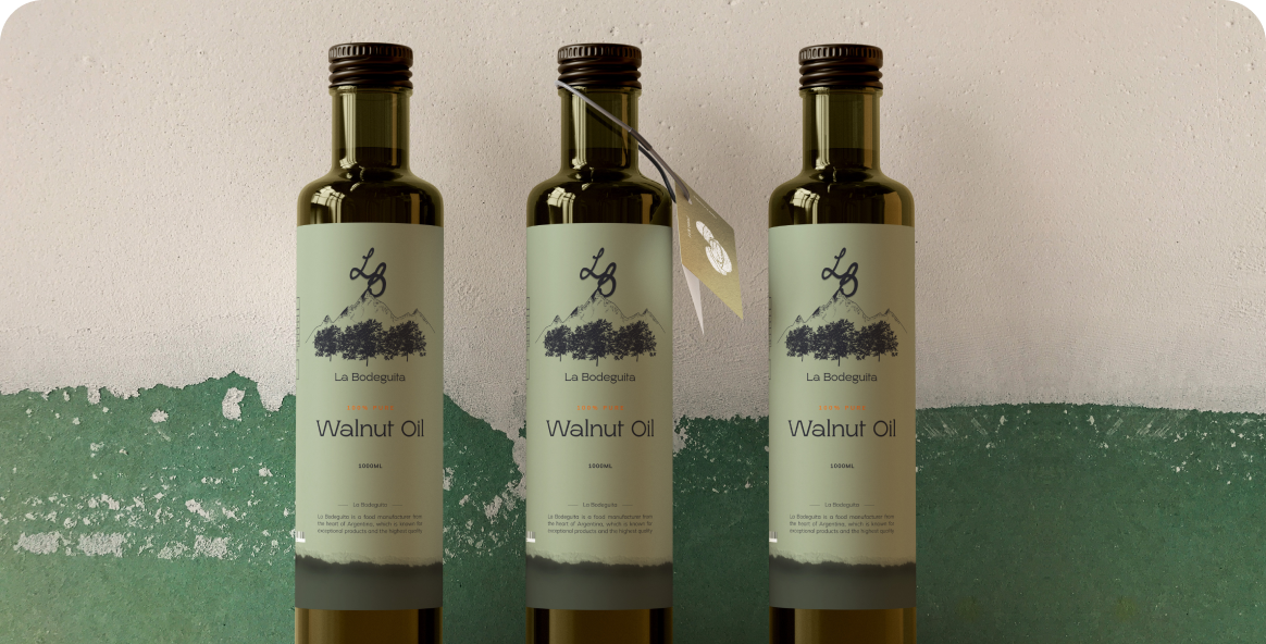 The Walnut oil from the La Bodeguita walnuts
