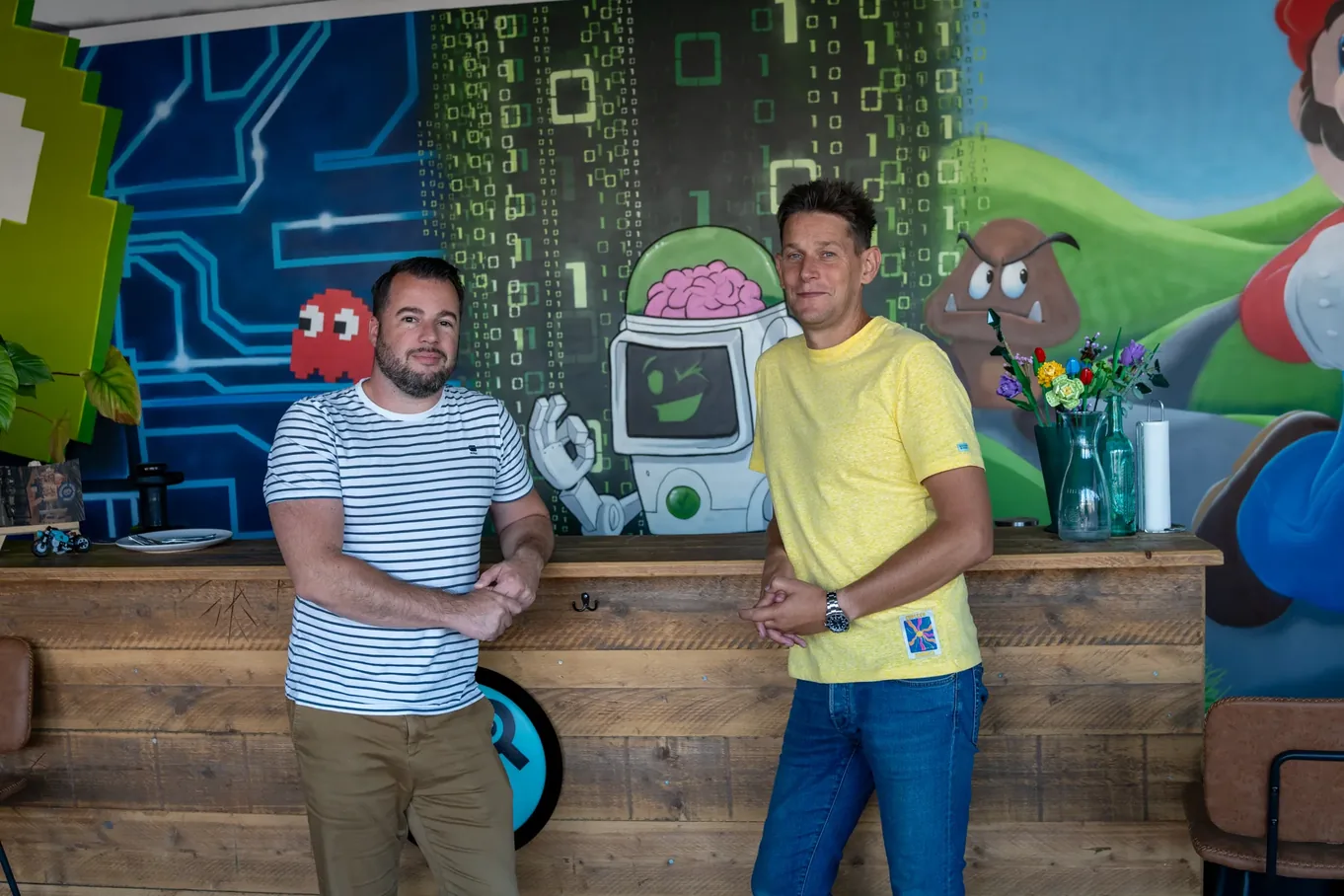 A photo of Christiaan and jille from Inquisitive