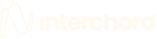 interchord-Logotype mit Logo in Weiß