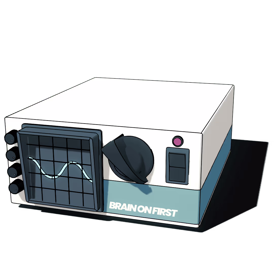 Sinus-Signal Messgerät das die Analyse-Aktivität anzeigt 