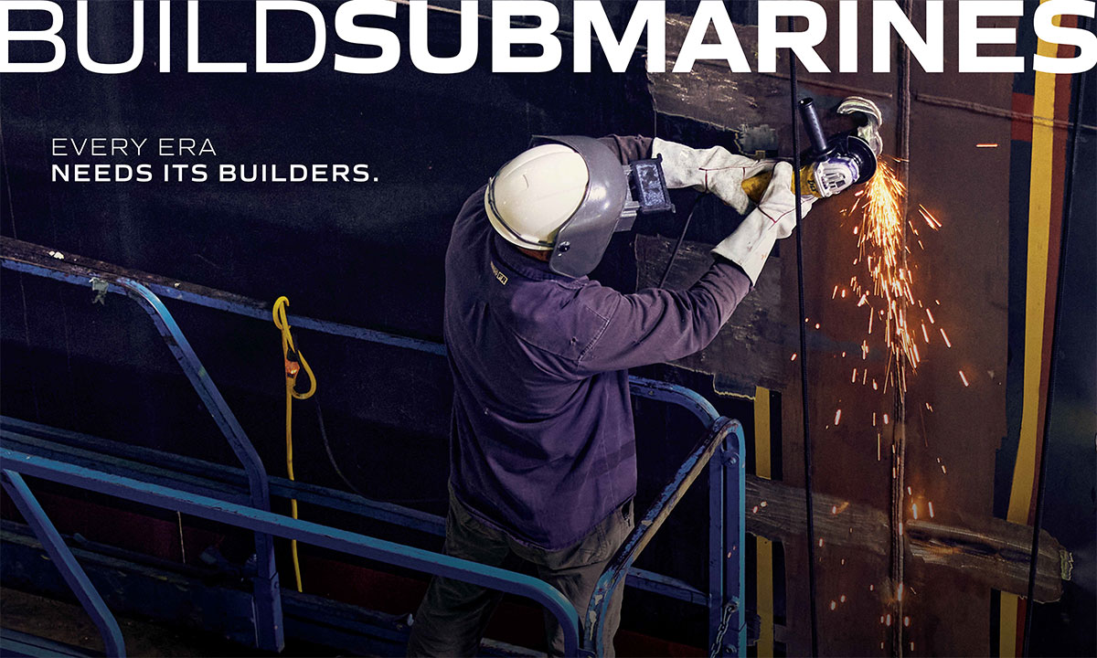 Welder at work
