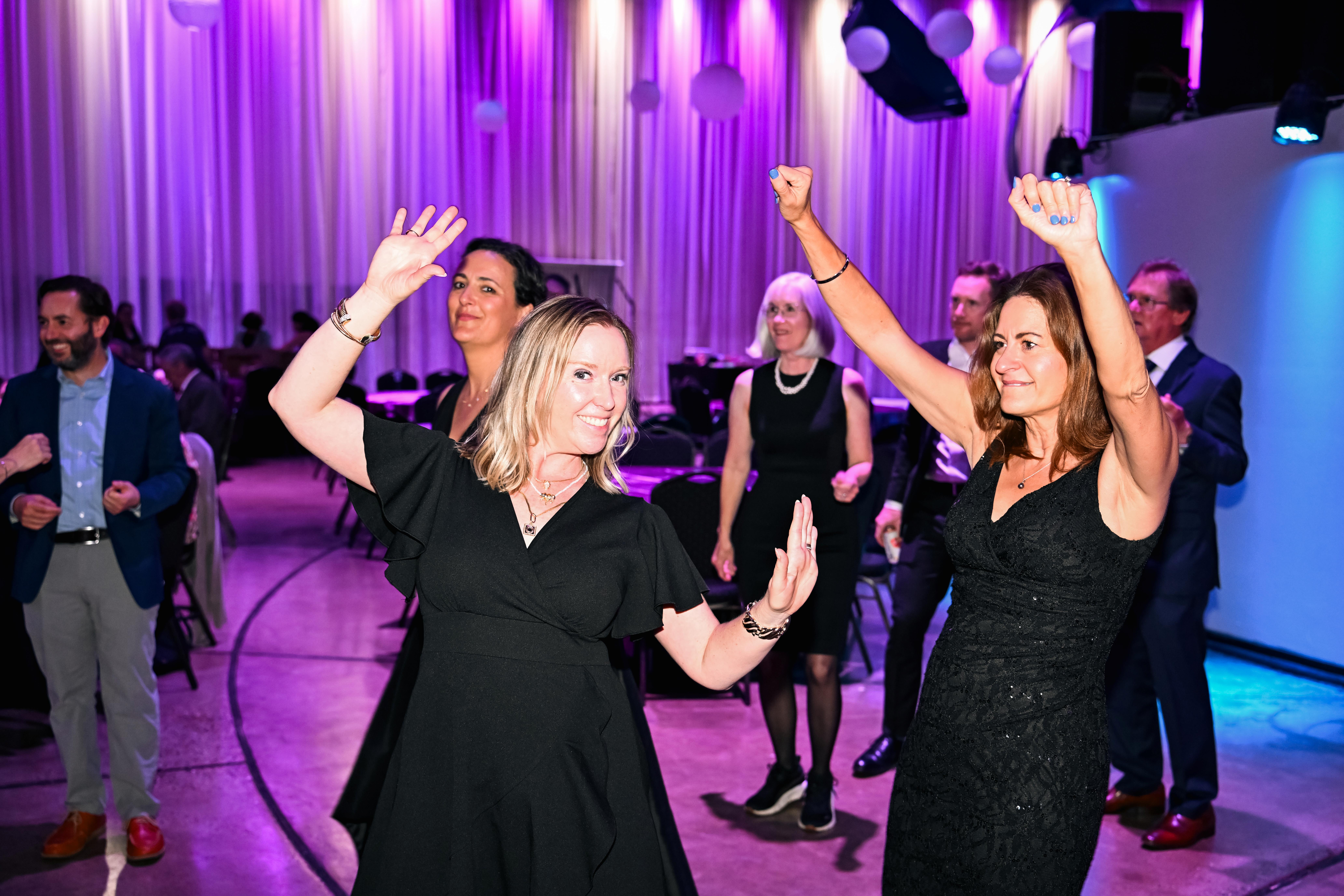 Guests dancing at the Giving Dignity Gala