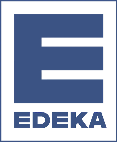 Edeka-Logo als Referenz für Mitarbeitergewinnung und Neukundengewinnung mit der VS RecruitingFabrik