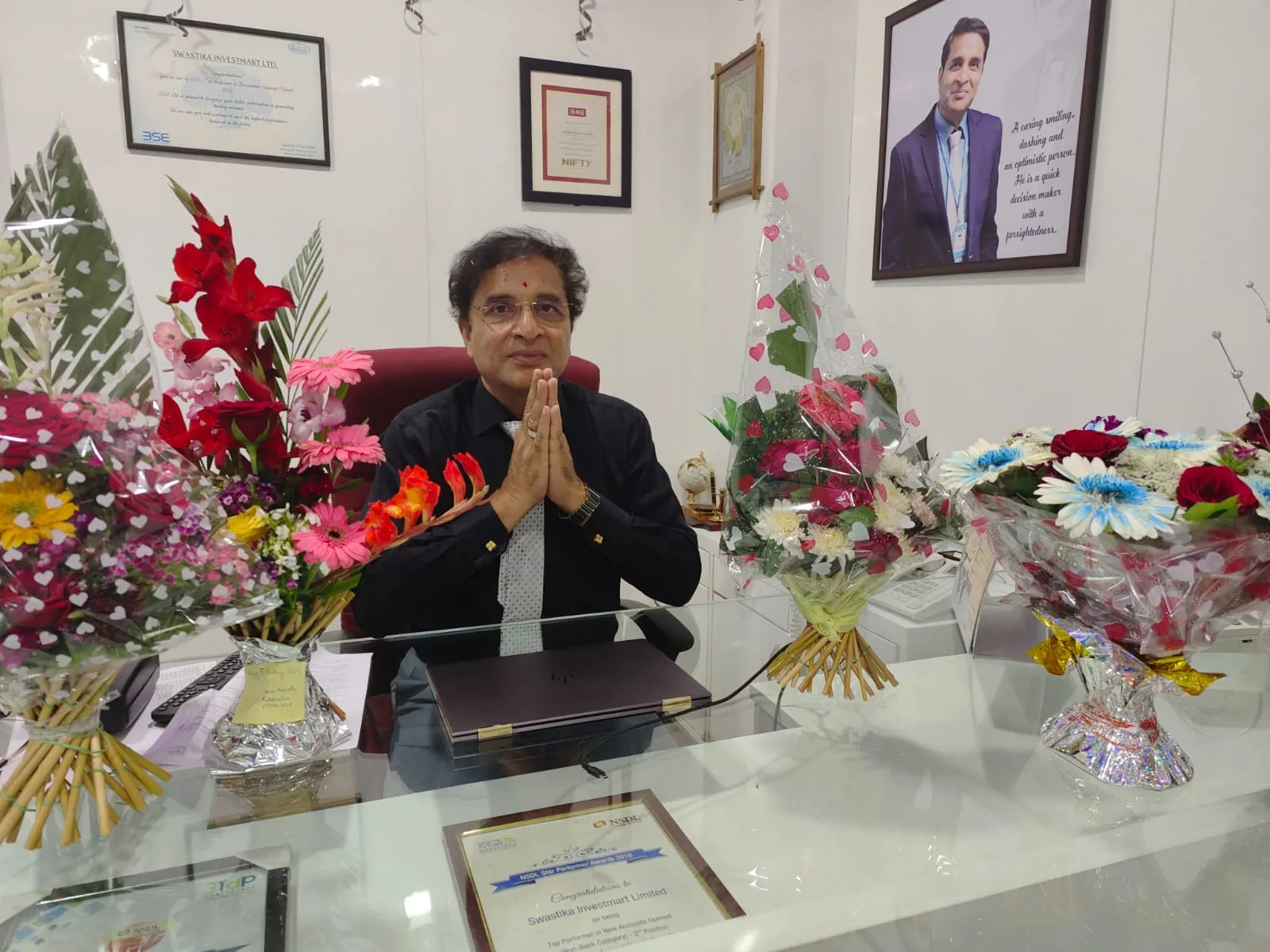 Swastika Investmart MD Sunil Nyati's - Birthday Celebration