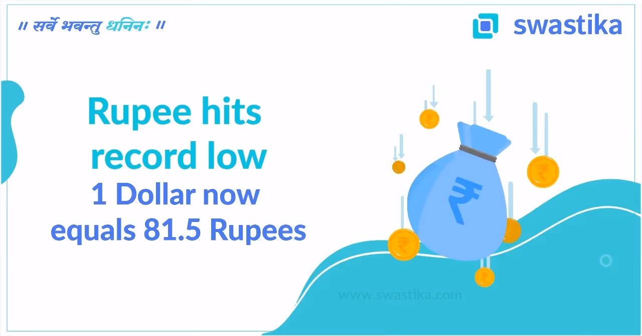 Rupee falls to all-time low of 81.5 against US dollar