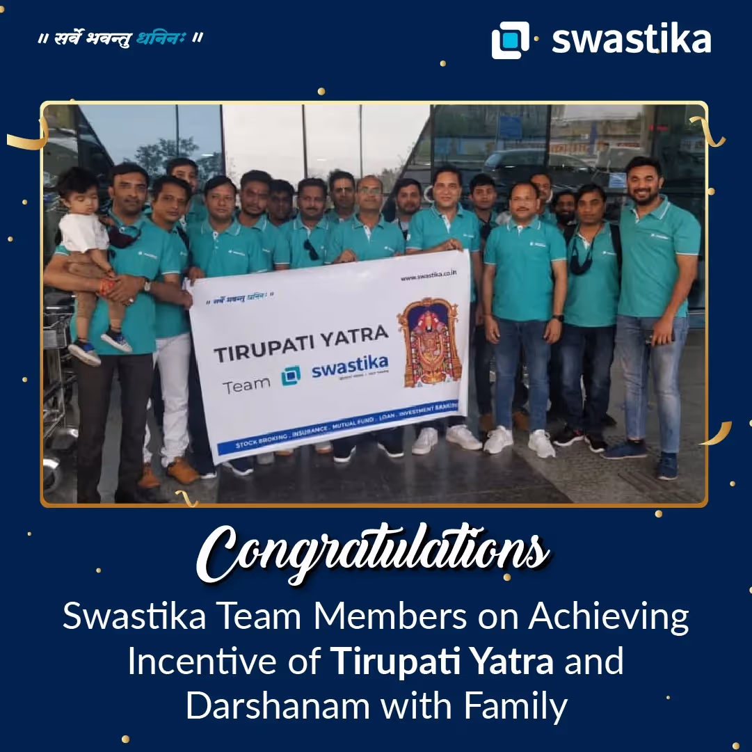 Swastika Team Members achieved incentive of Balaji Darshan with Family