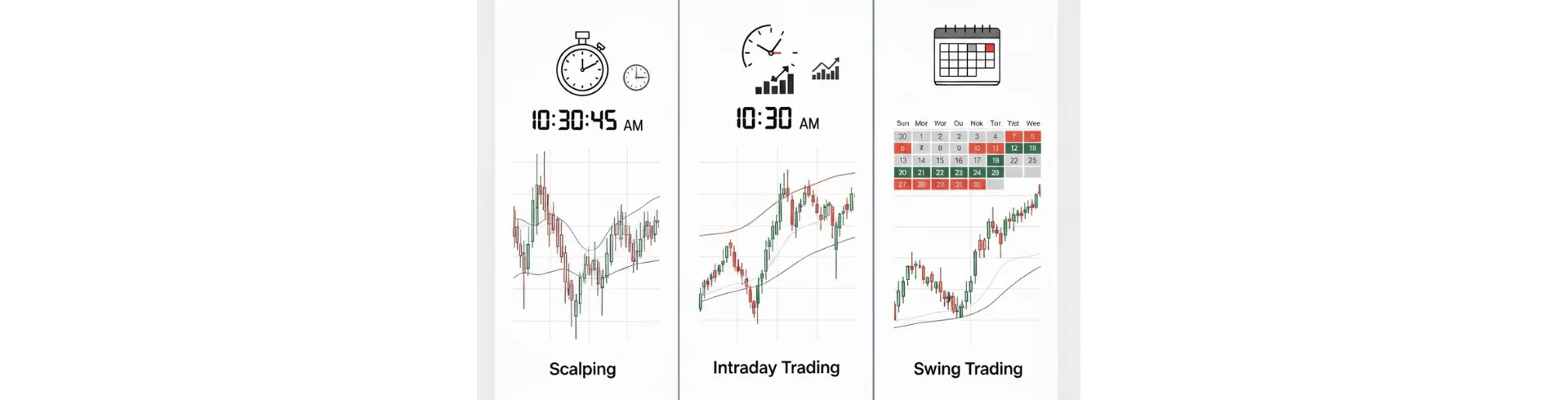 Scalping vs Swing vs Intraday – What’s the Difference?