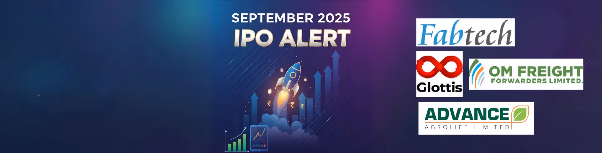 September 2025 IPO Alert: Glottis, Fabtech, Om Freight & Advance Agrolife – Which One Should You Pick?