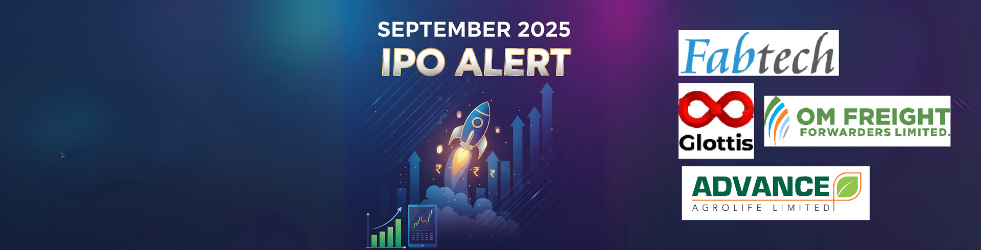 September 2025 IPO Alert: Glottis, Fabtech, Om Freight & Advance Agrolife – Which One Should You Pick?