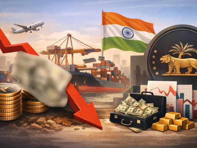Why Is the Indian Rupee Weak in FY2025–26? Trade Deficit, Capital Flows & RBI Explained