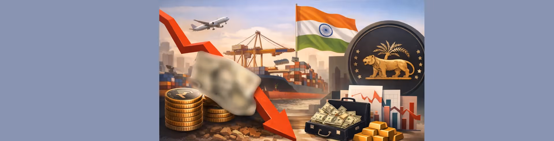 Why Is the Indian Rupee Weak in FY2025–26? Trade Deficit, Capital Flows & RBI Explained