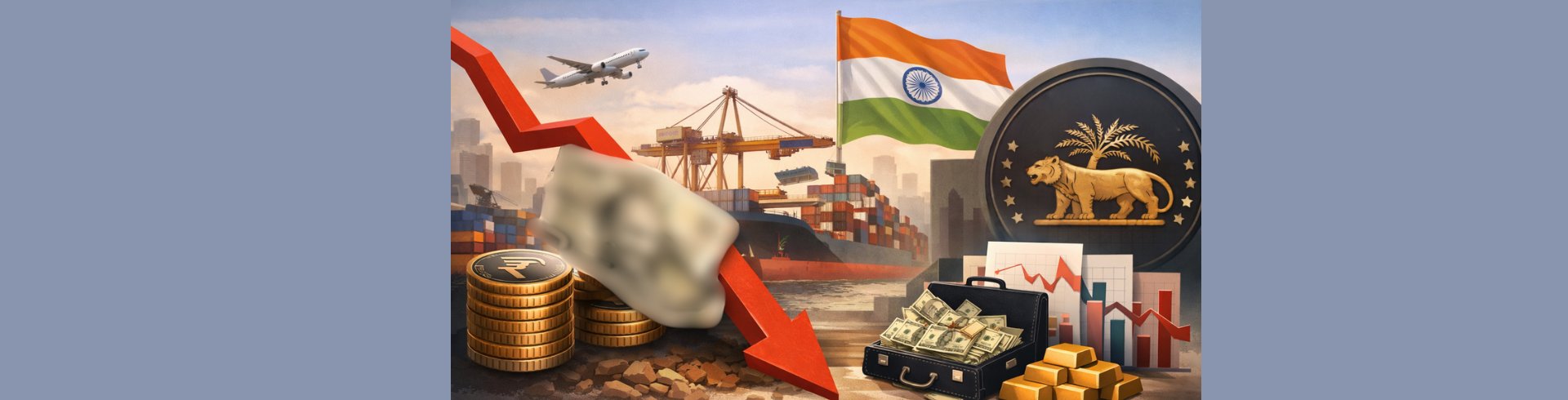 Why Is the Indian Rupee Weak in FY2025–26? Trade Deficit, Capital Flows & RBI Explained