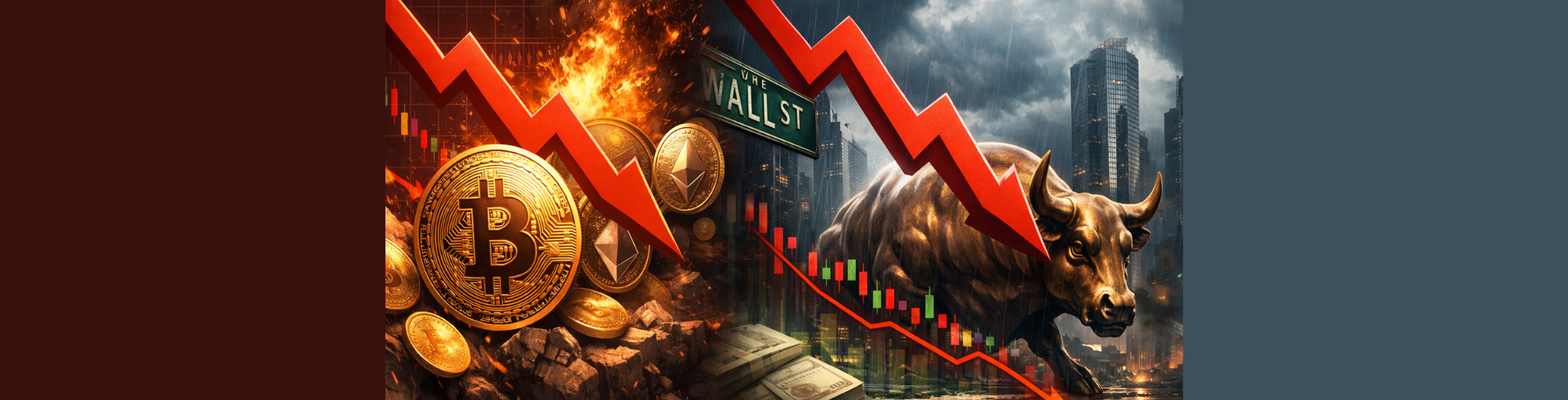 Crypto vs Equity Markets: Why Crypto Falls Faster in Risk-Off Phases
