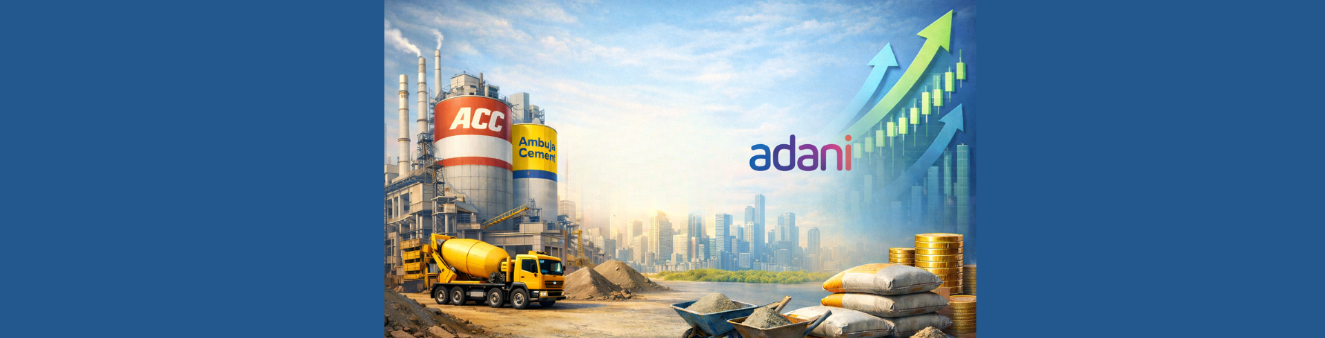 Adani Group’s Cement Play Gets Bigger: Decoding the Ambuja–ACC Merger Impact on Stocks