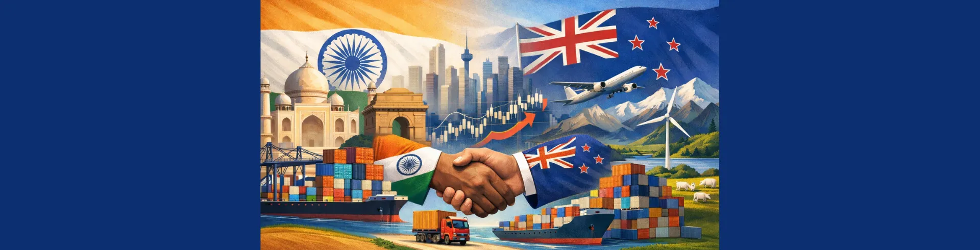  India–New Zealand FTA Explained: What It Means for Indian Economy, Jobs, and Markets