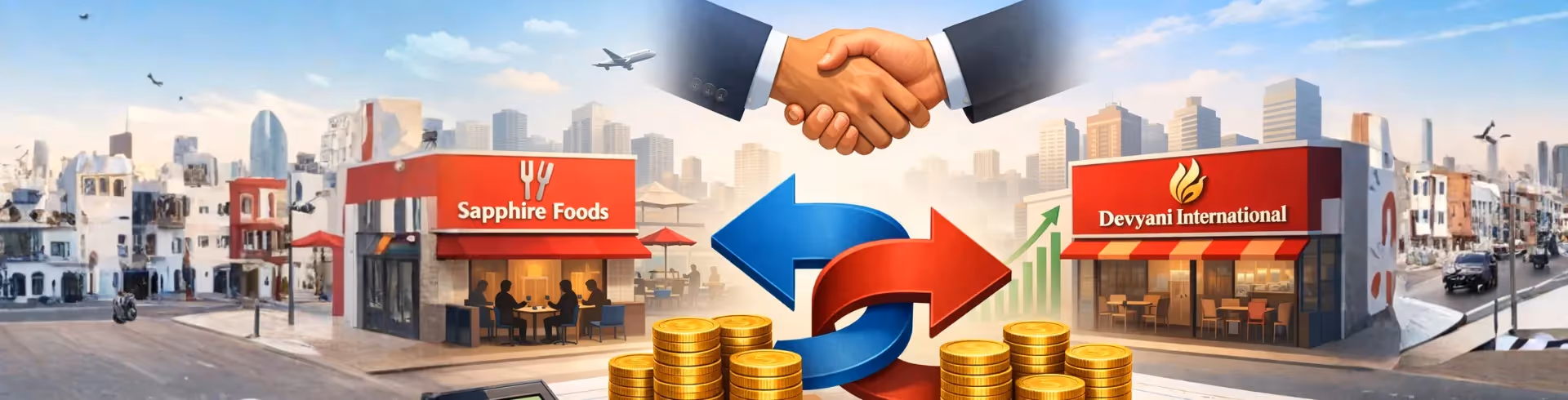 Sapphire Foods–Devyani International Merger: Swap Ratio Set at 177:100