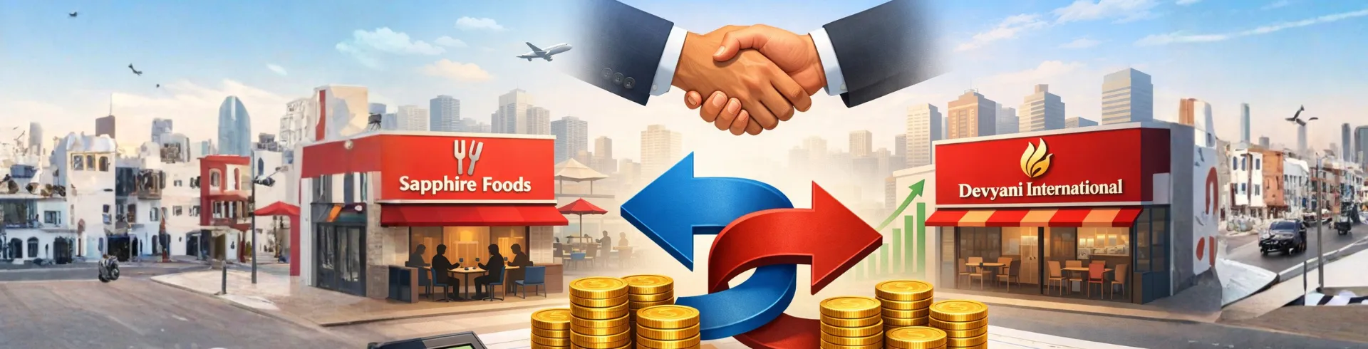 Sapphire Foods–Devyani International Merger: Swap Ratio Set at 177:100