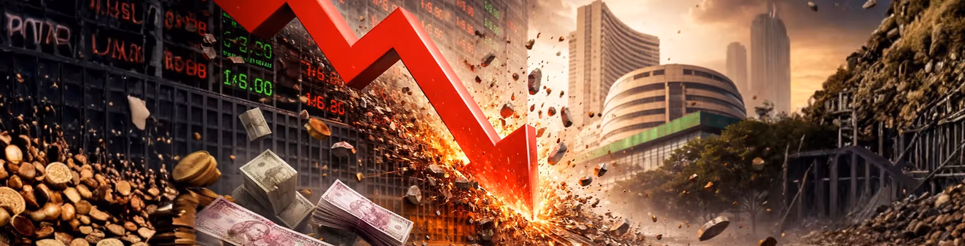 ₹8 Lakh Crore Erosion: What Triggered Thursday’s Sharp Sell-Off in Indian Markets?