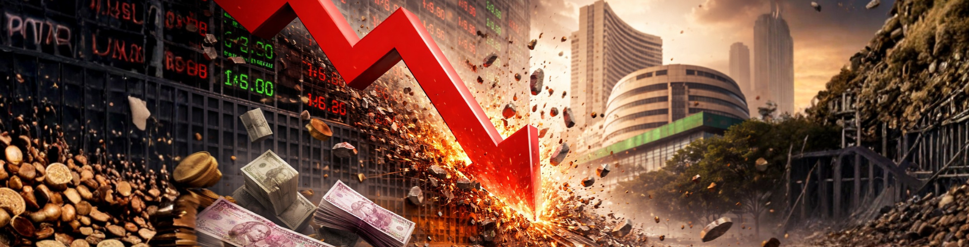 ₹8 Lakh Crore Erosion: What Triggered Thursday’s Sharp Sell-Off in Indian Markets?