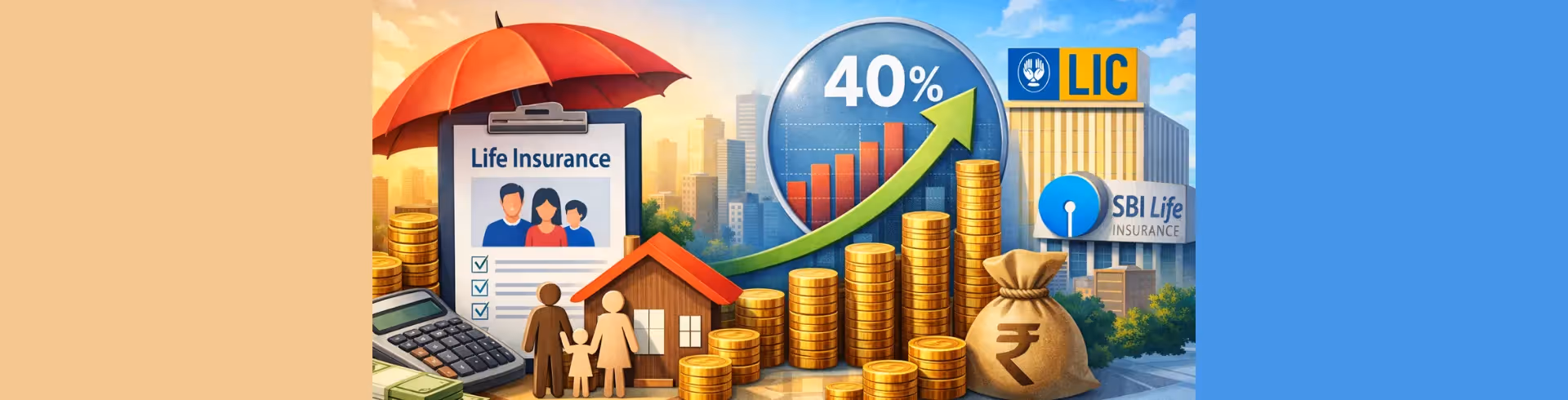 GST Relief Sparks 40% Surge in Life Insurance Premiums in December: LIC, SBI Life Lead Growth