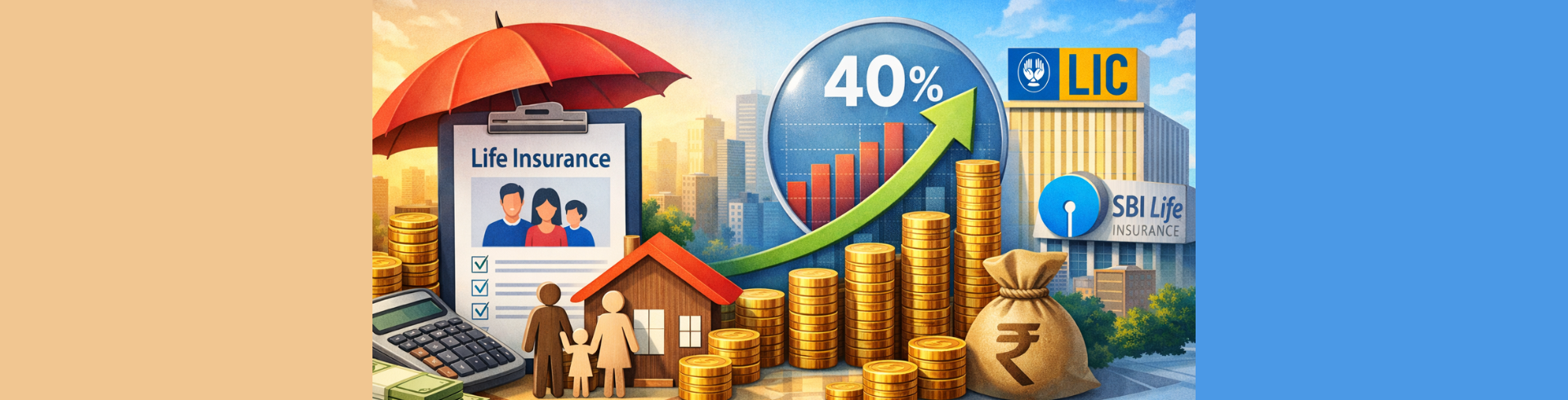 GST Relief Sparks 40% Surge in Life Insurance Premiums in December: LIC, SBI Life Lead Growth