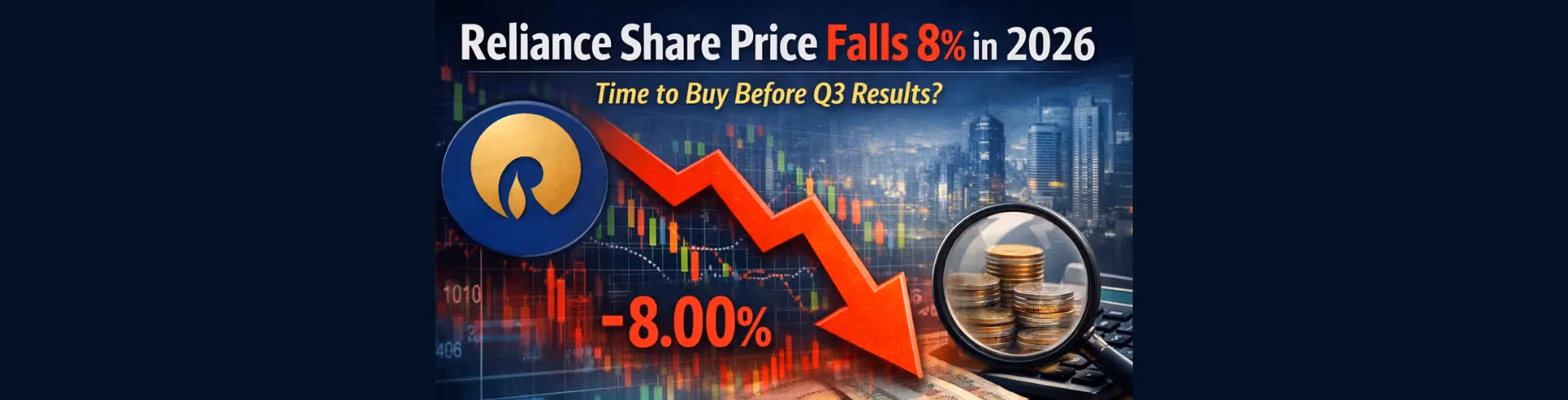 Reliance Industries Share Price Falls 8% in 2026: Is It Time to Buy Before Q3 Results?
