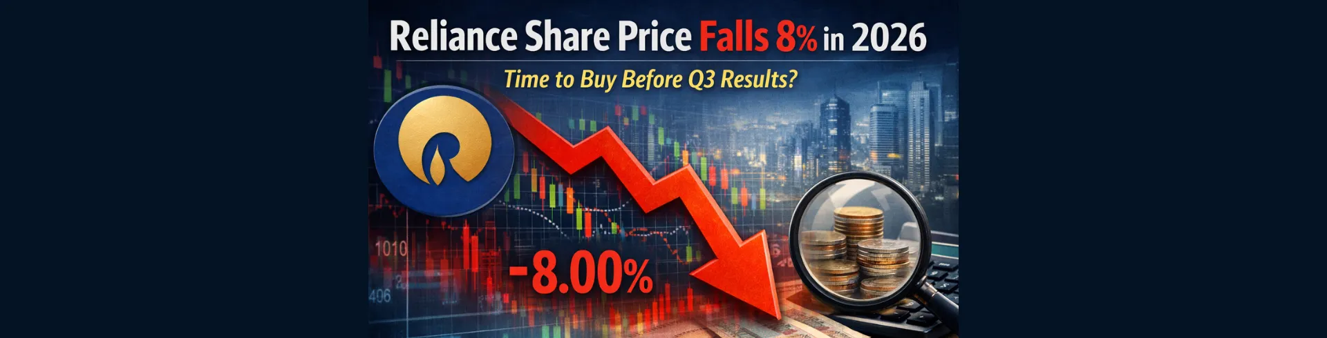 Reliance Industries Share Price Falls 8% in 2026: Is It Time to Buy Before Q3 Results?