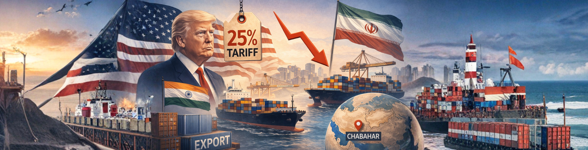 Trump’s 25% Iran Trade Tariff: What It Means for India’s Exports and Chabahar Port