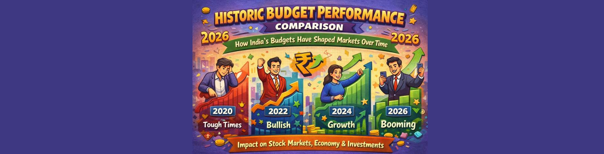 Historic Budget Performance Comparison 2026: How India’s Budgets Have Shaped Markets Over Time
