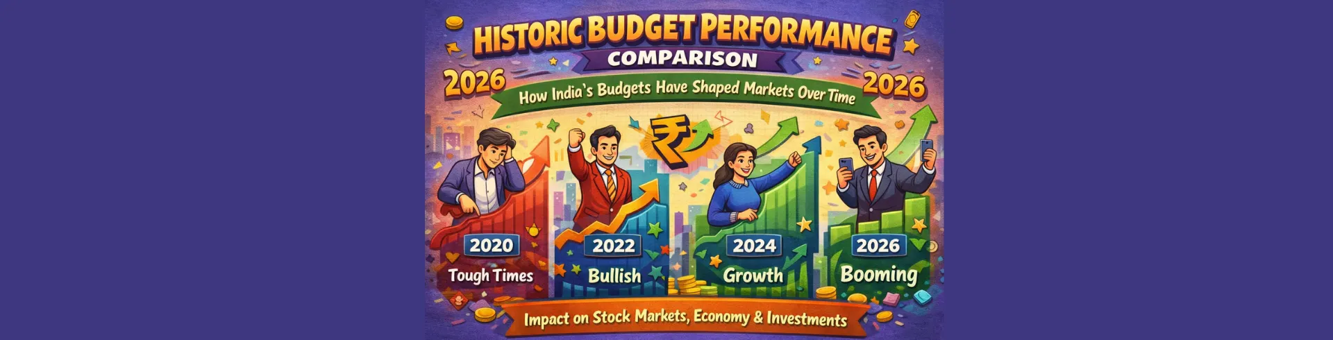 Historic Budget Performance Comparison 2026: How India’s Budgets Have Shaped Markets Over Time