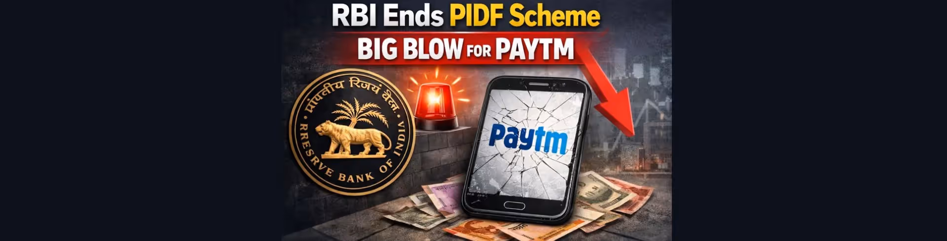 RBI Ends PIDF Scheme: Why It’s a Big Negative for Paytm 🚨