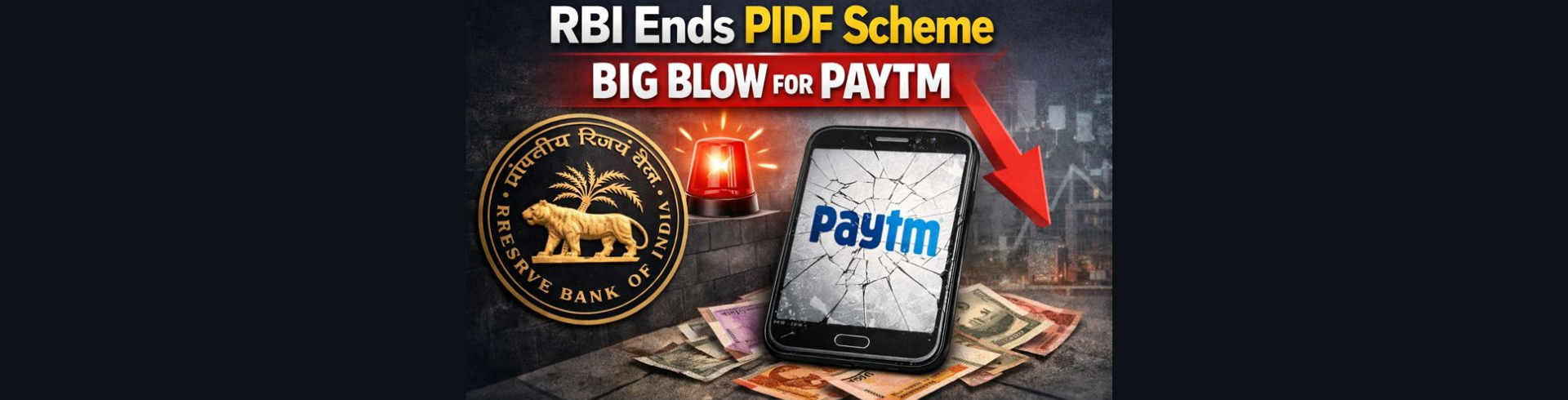 RBI Ends PIDF Scheme: Why It’s a Big Negative for Paytm 🚨