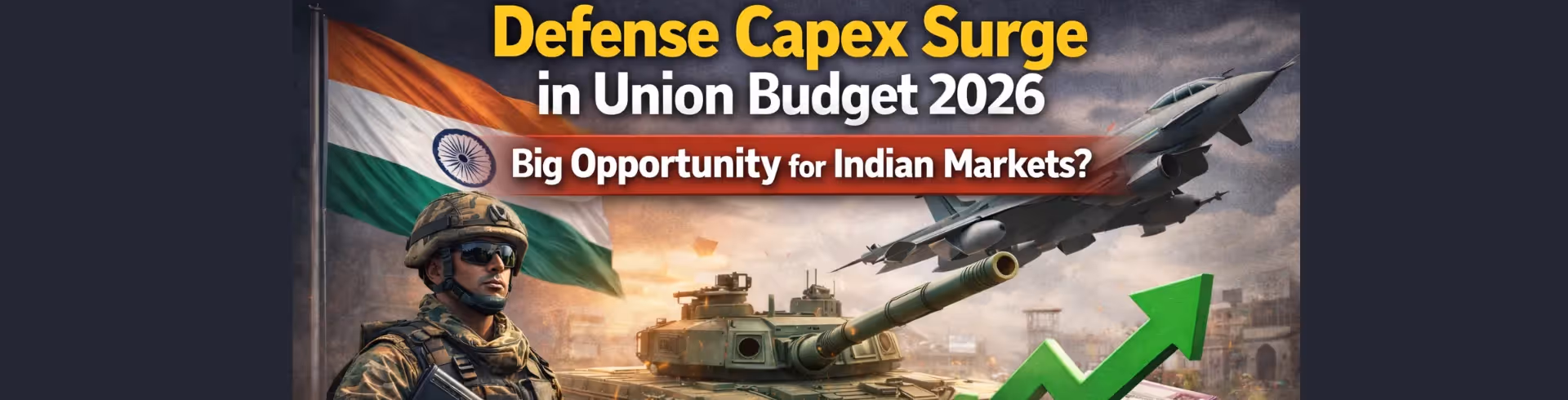 Defense Capex Surge in Union Budget 2026 – Big Opportunity for Indian Markets?