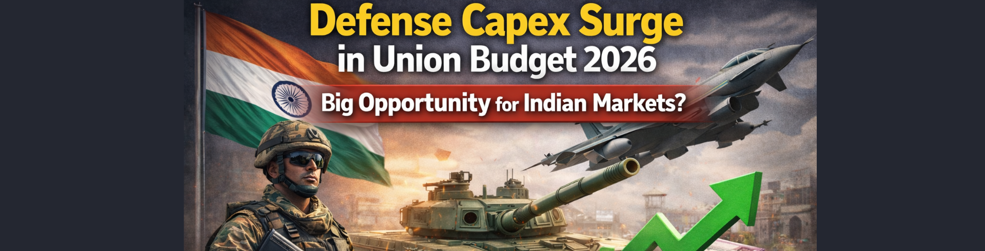 Defense Capex Surge in Union Budget 2026 – Big Opportunity for Indian Markets?
