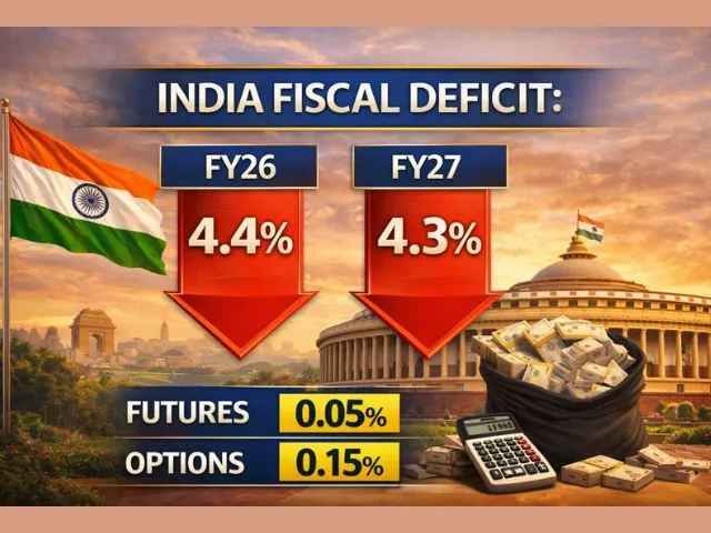 India Fiscal Deficit 4.4% in FY26 and 4.3% in FY27 | Union Budget 2026 Key Points