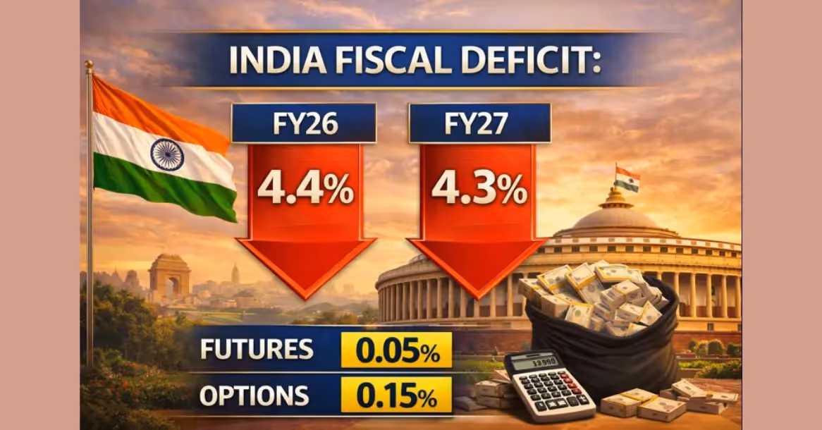 India Fiscal Deficit 4.4% in FY26 and 4.3% in FY27 | Union Budget 2026 Key Points