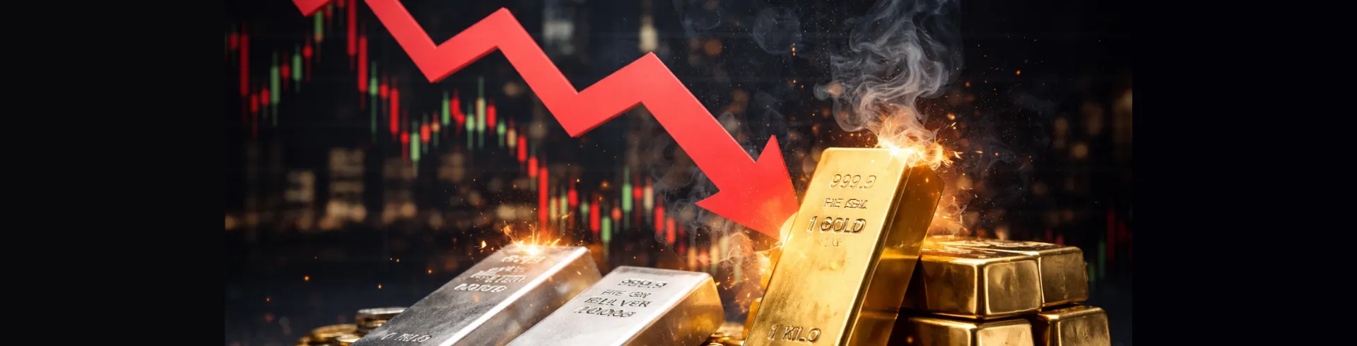 Gold, silver extend losses: Why metals are under pressure.