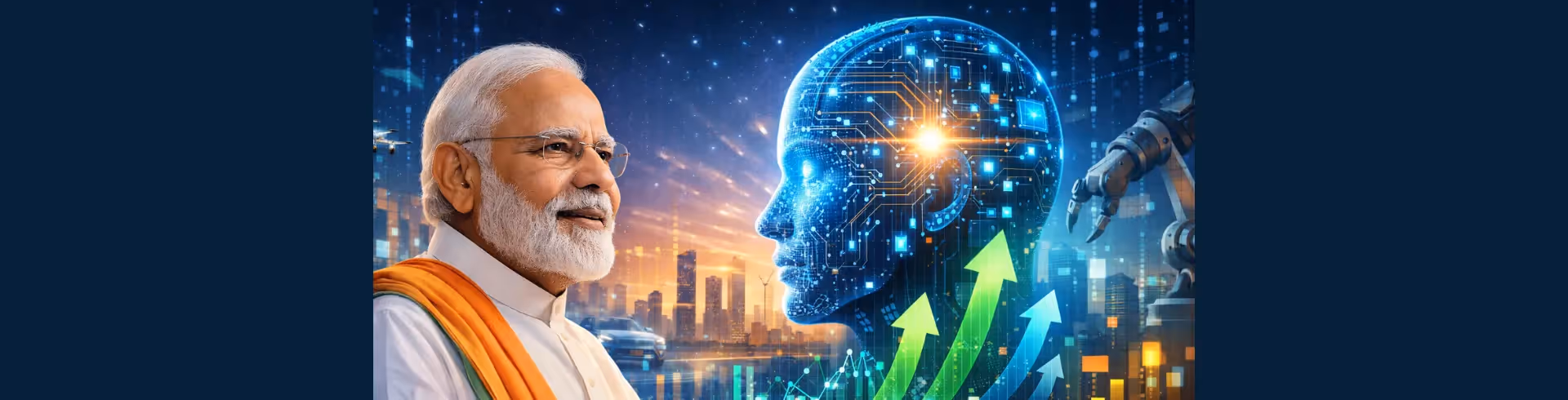 PM Modi’s ‘MANAV’ Vision: Big Boost for India’s AI & Tech Stocks?