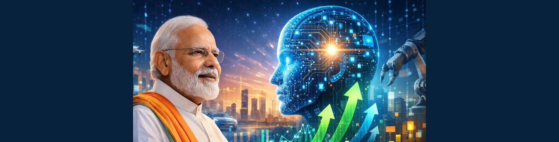PM Modi’s ‘MANAV’ Vision: Big Boost for India’s AI & Tech Stocks? 