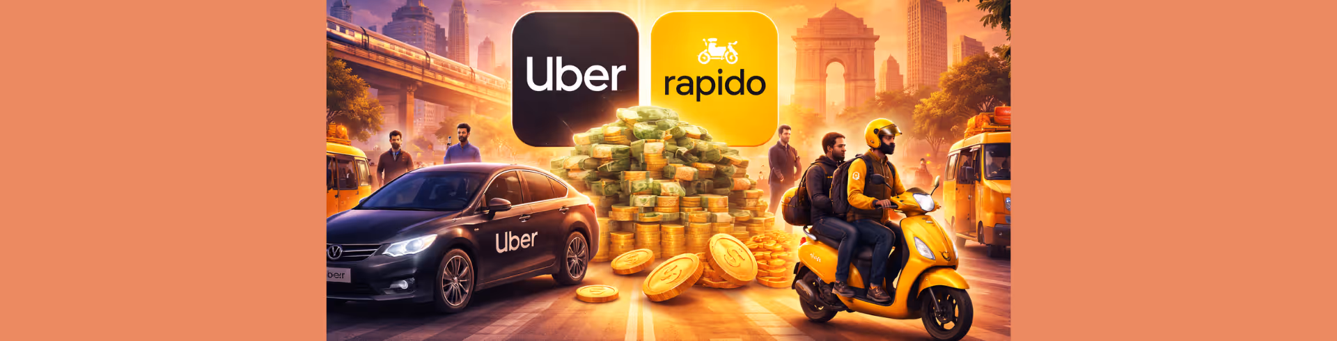 Uber vs Rapido: Inside India’s ₹3,000 Crore Ride-Hailing War
