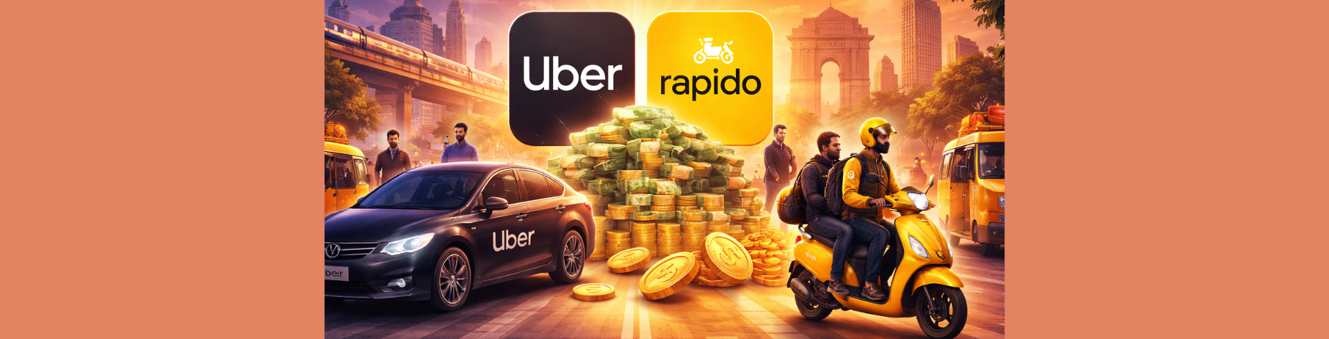 Uber vs Rapido: Inside India’s ₹3,000 Crore Ride-Hailing War