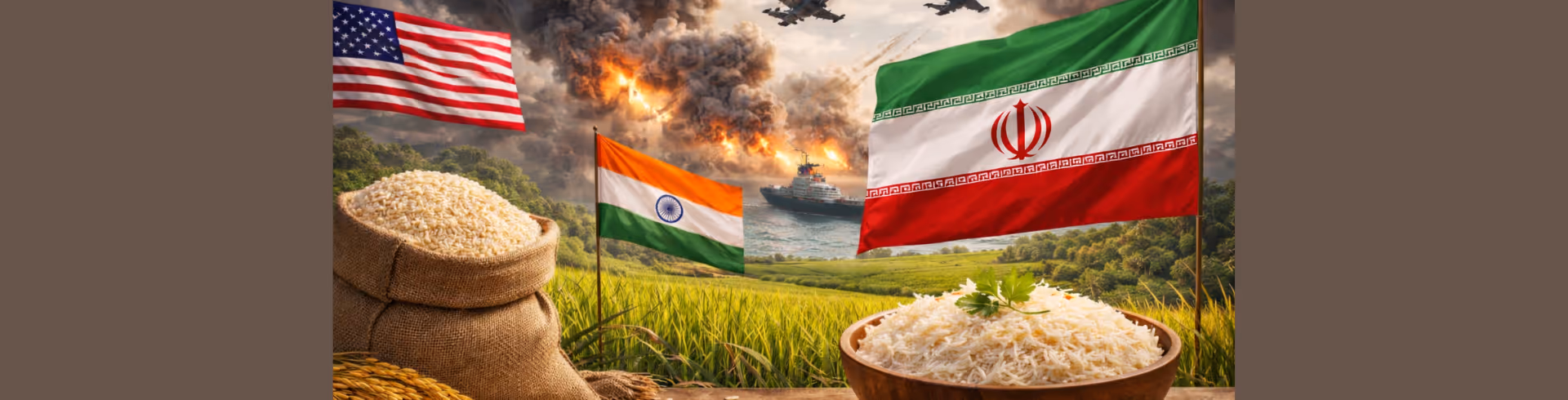 $6 Billion at Risk: How the US–Iran War Is Threatening India’s Basmati Rice Exports